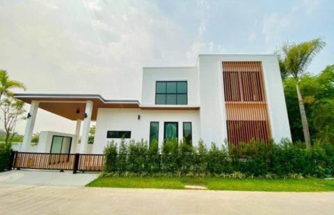 บ้านสวยสร้างใหม่ บรรยากาศดี ร่มรื่น อำเภอแม่ริม