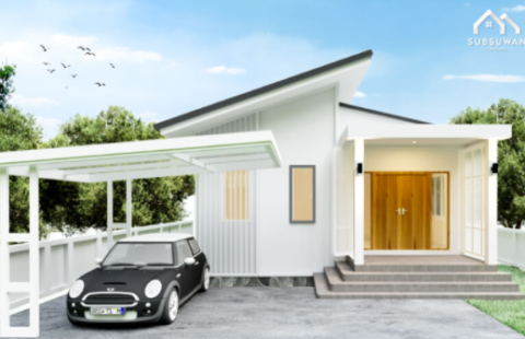 บ้านเดี่ยว ชั้นเดียว Style Modern Minimal&Zen ท่ารั้ว เชียงใหม่